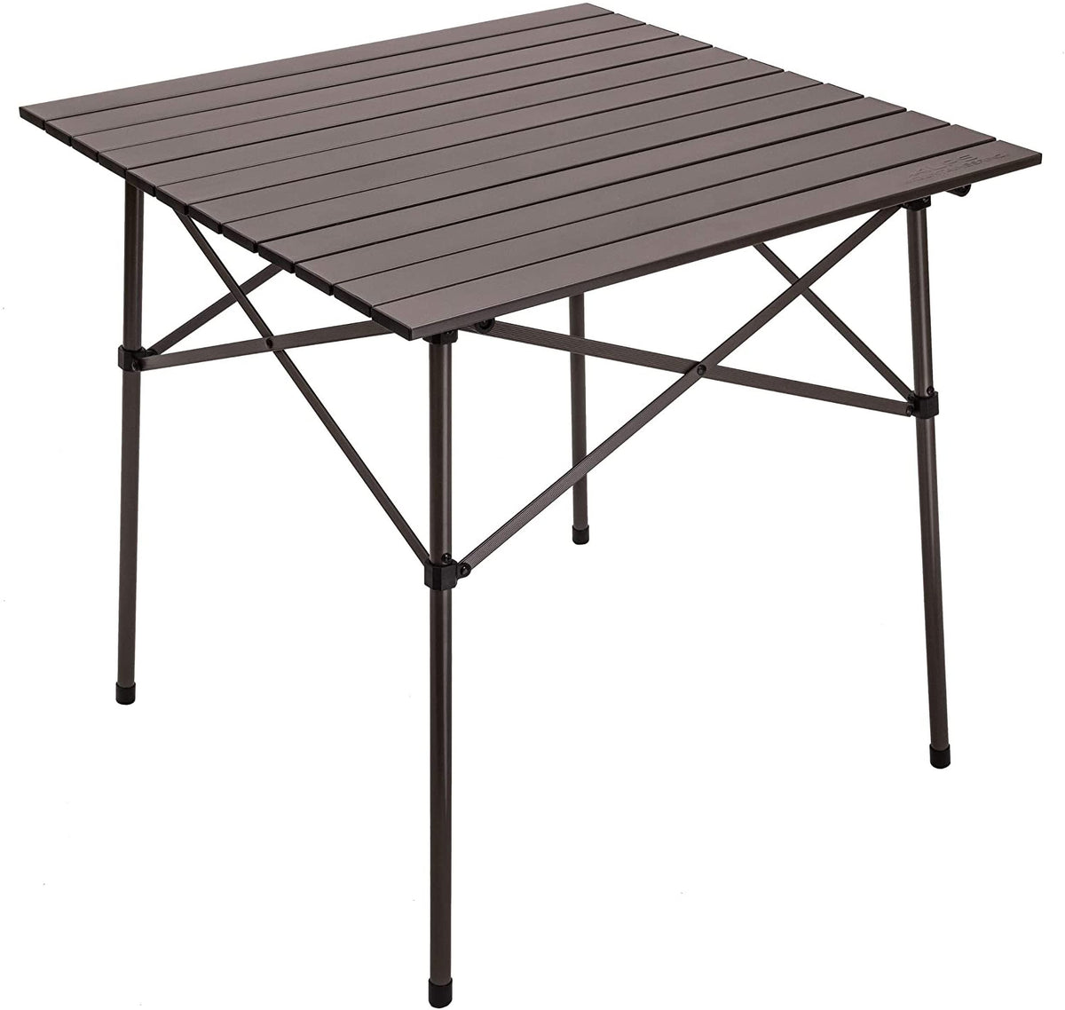 ALPS Mountaineering Camp Table clay top ready for meals and games.