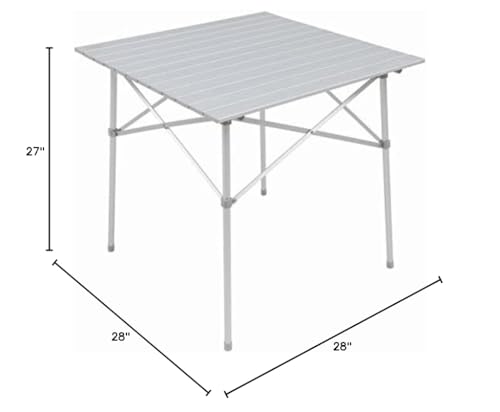 ALPS Mountaineering Camp Table dining surface is smooth and easy to clean after meals.