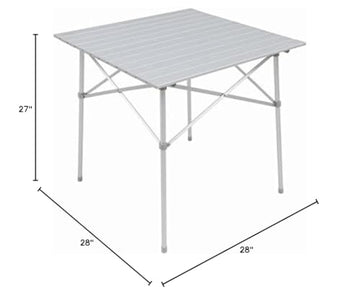 ALPS Mountaineering Camp Table dining surface is smooth and easy to clean after meals.