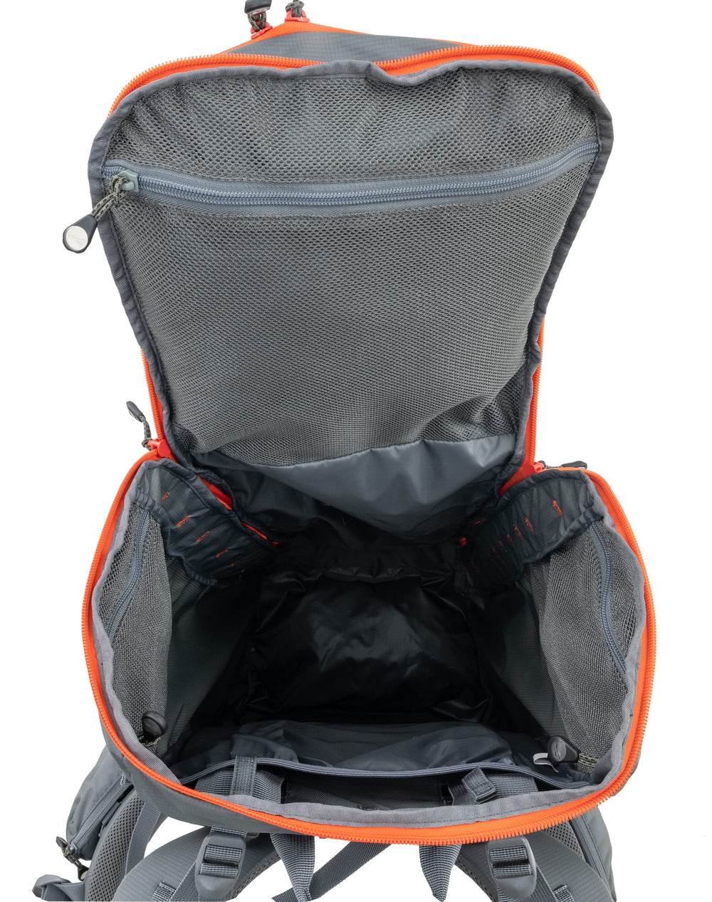 ALPS Mountaineering Canyon 55L hydration ports compatible for easy sipping.