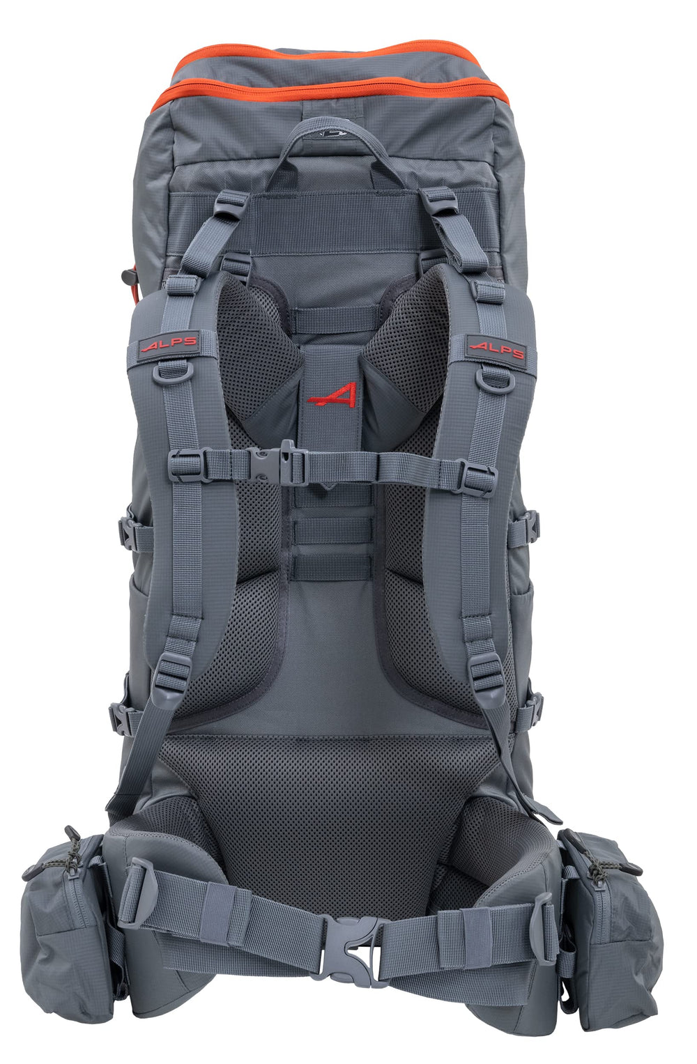ALPS Mountaineering Canyon 55L trekking pole loops keep gear ready.