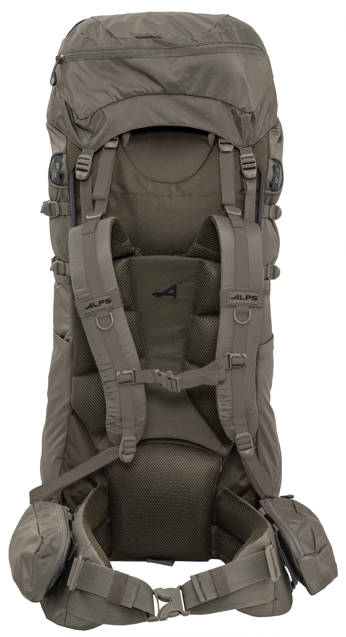 ALPS Mountaineering Cascade 90L pack removable top pocket doubles as a fanny pack.