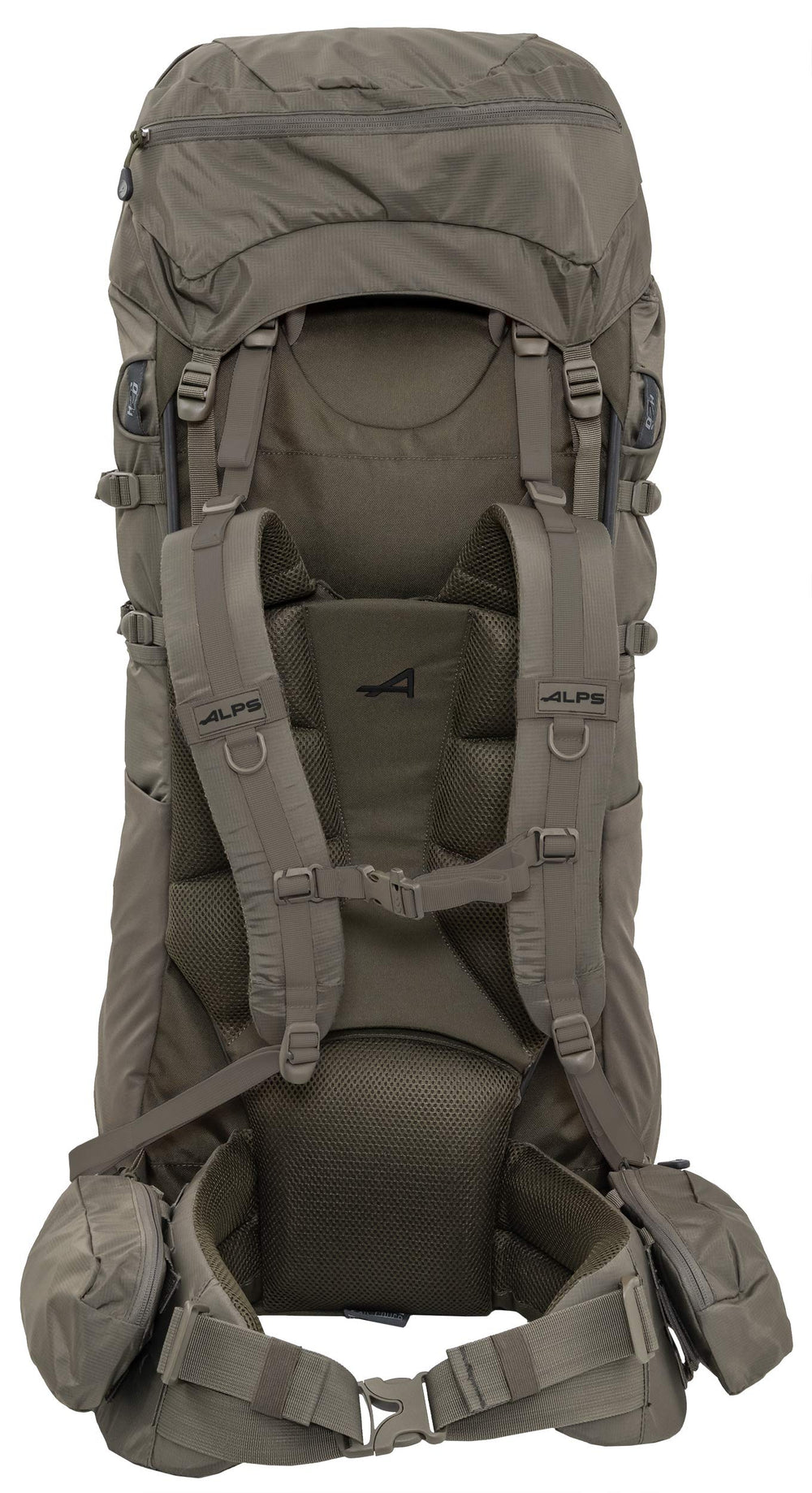 ALPS Mountaineering Cascade 90L pack removable top pocket doubles as a fanny pack.