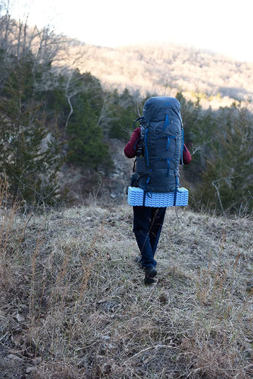 ALPS Mountaineering mat measures 71 inches by 22 inches