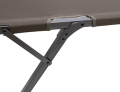 ALPS Mountaineering Escalade Cot XL side pocket keeps essentials within reach