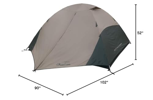 ALPS Mountaineering Explorer 4P included-accessories pack ensures camp-ready setup with stakes and guylines.