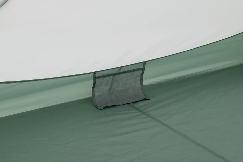 7075 aluminum stakes and guy ropes included for secure setup.