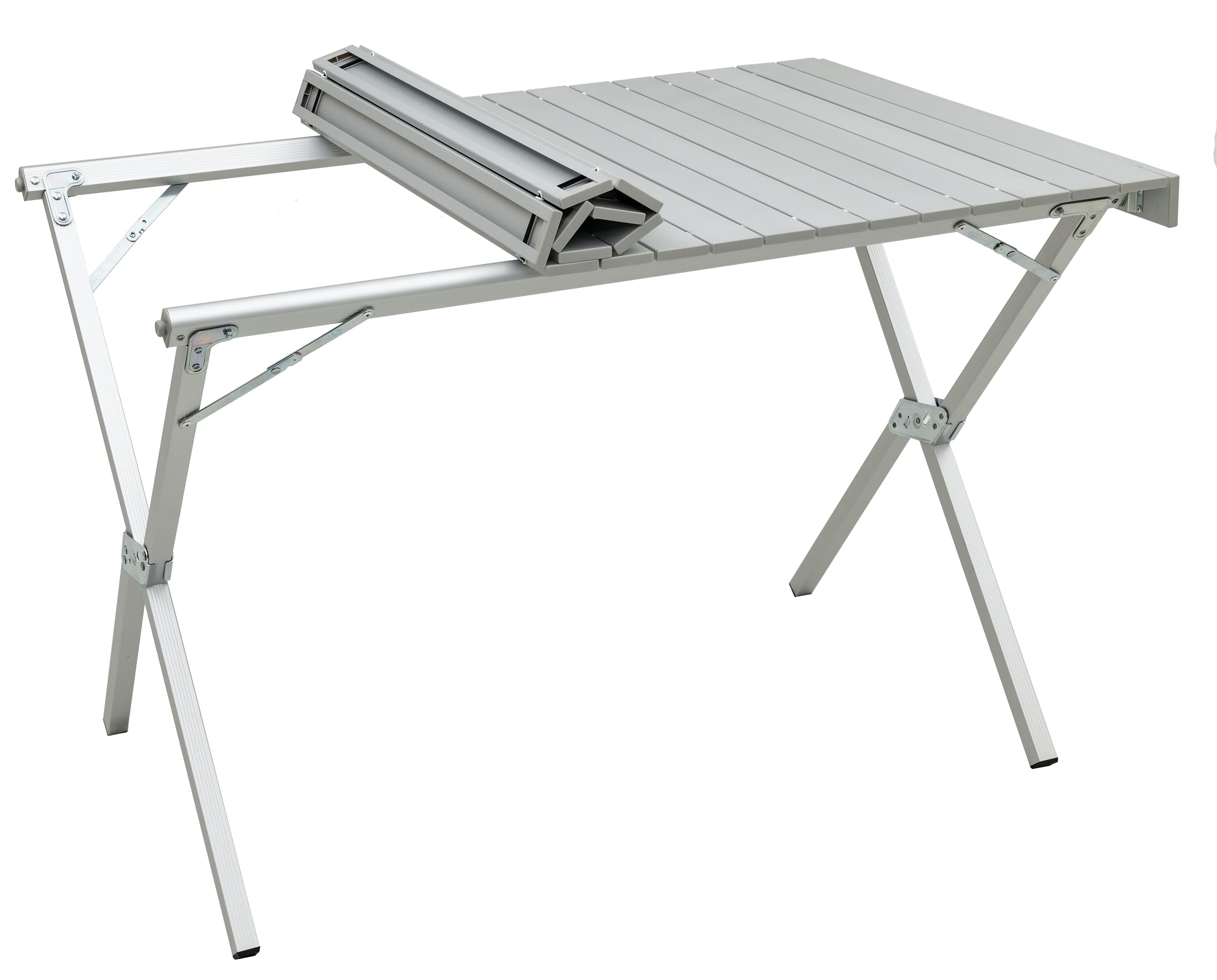 ALPS Mountaineering compact storage in a lightweight outdoor table.