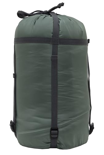 Opposite-side zipper allows half-length venting and easy sitting up.