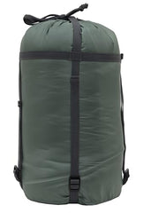 Opposite-side zipper allows half-length venting and easy sitting up.