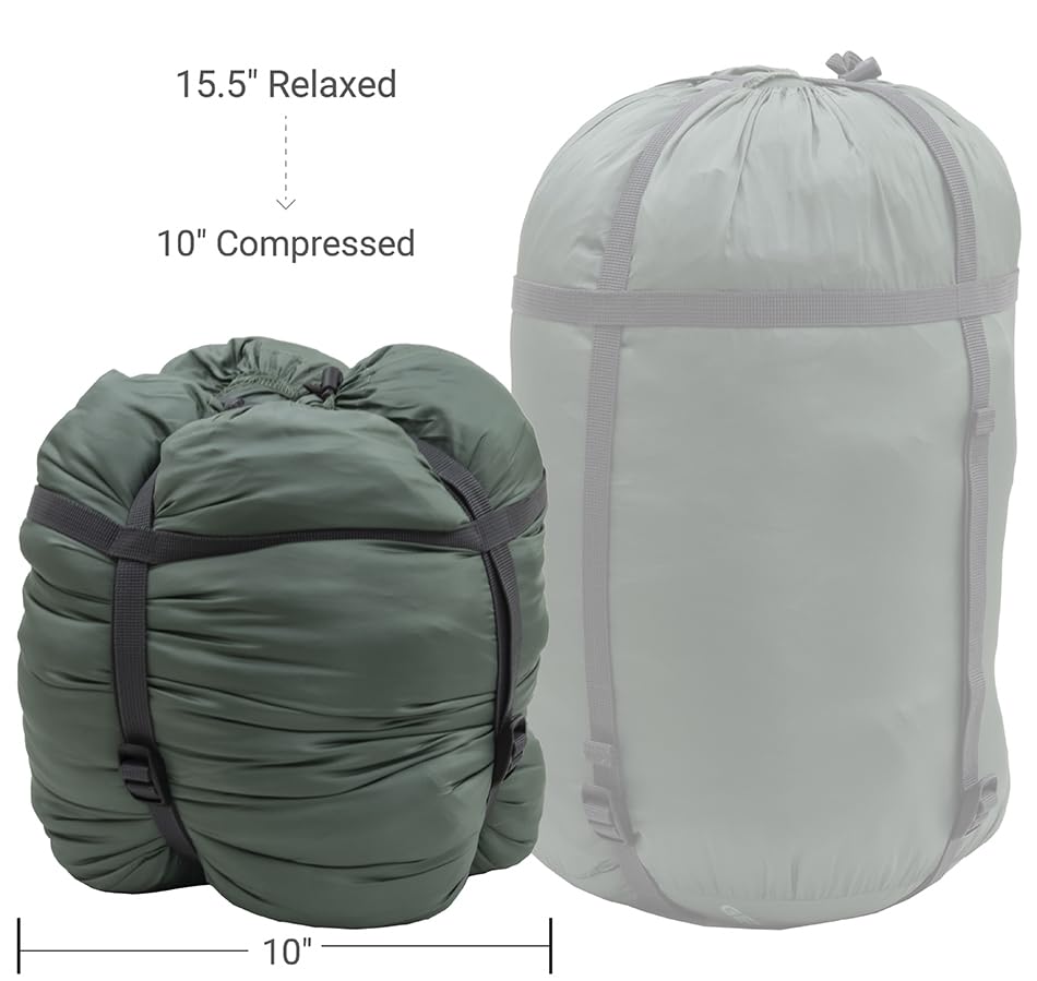 TechLoft Micro insulation in Genesis bag provides lightweight warmth.