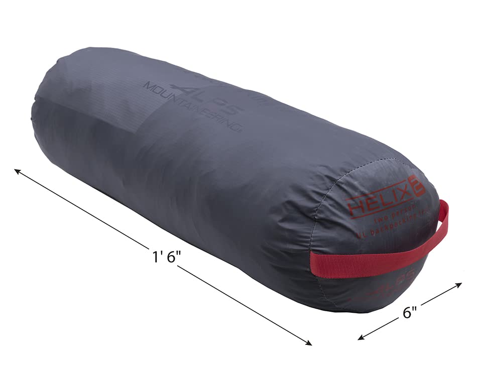 ALPS Mountaineering Helix center height and dimensions optimize interior space.