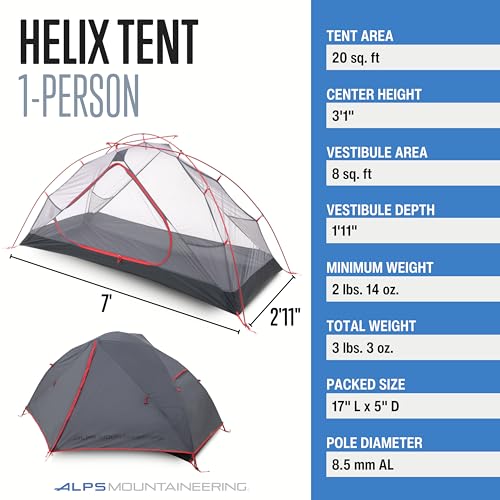 ALPS Helix side ventilation view highlighting airflow for dry camping
