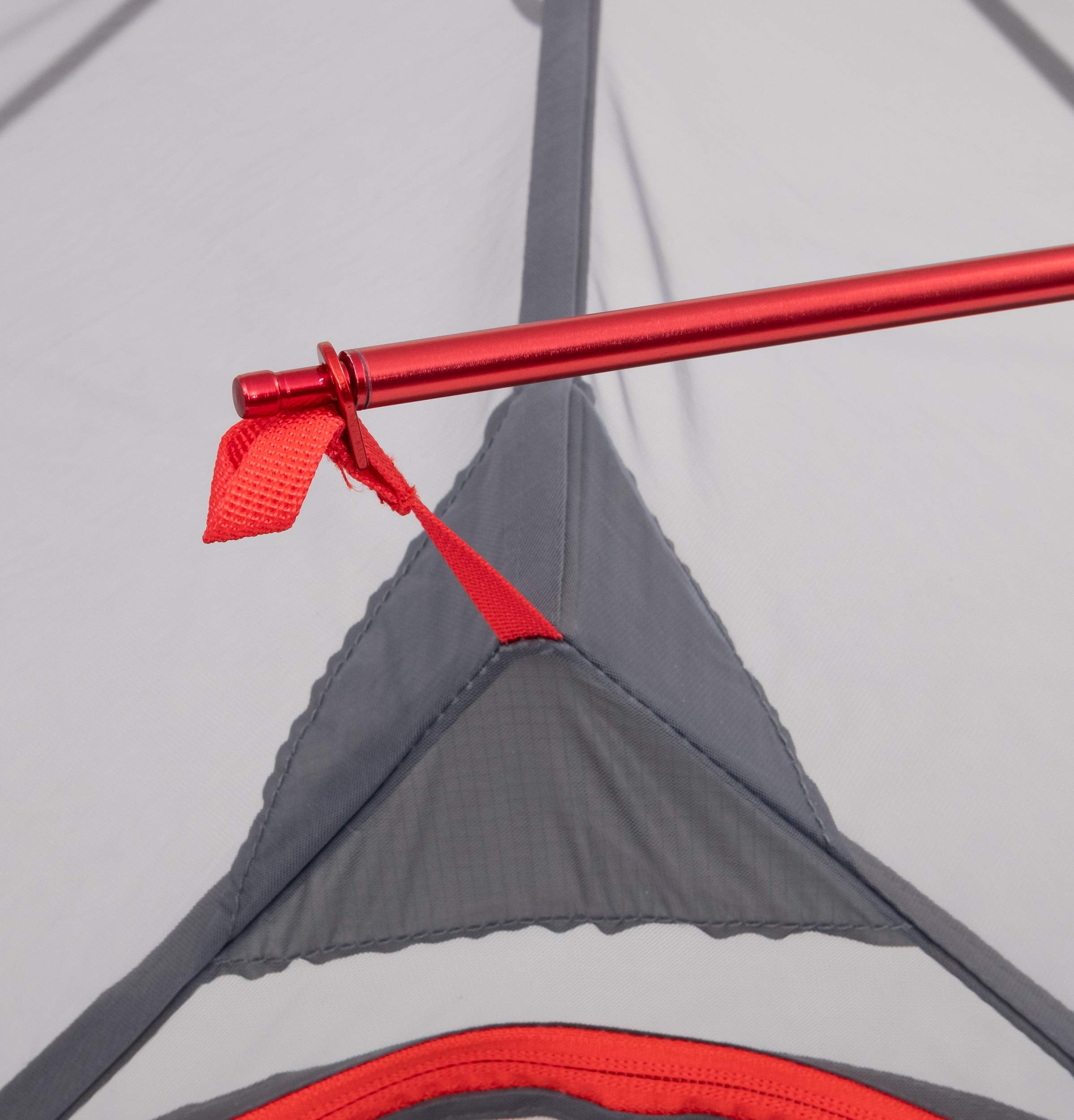 Full-coverage fly with extra guy-outs for stability in storms