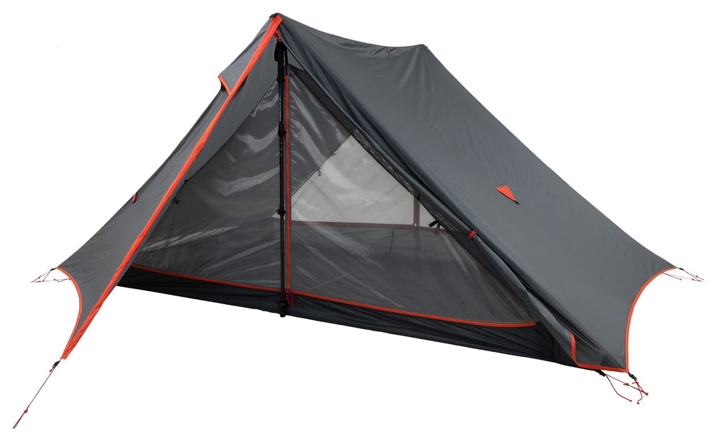 ALPS Mountaineering Hex 2-P Tent with two doors and vestibules for gear storage.