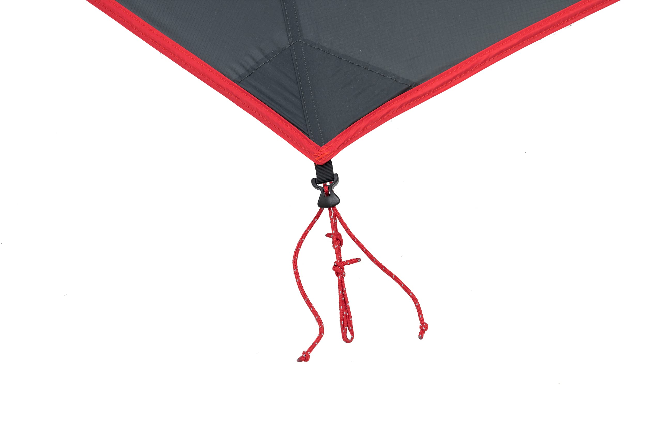 ALPS Mountaineering Hex 2-P Tent vestibule storage keeps essentials handy.