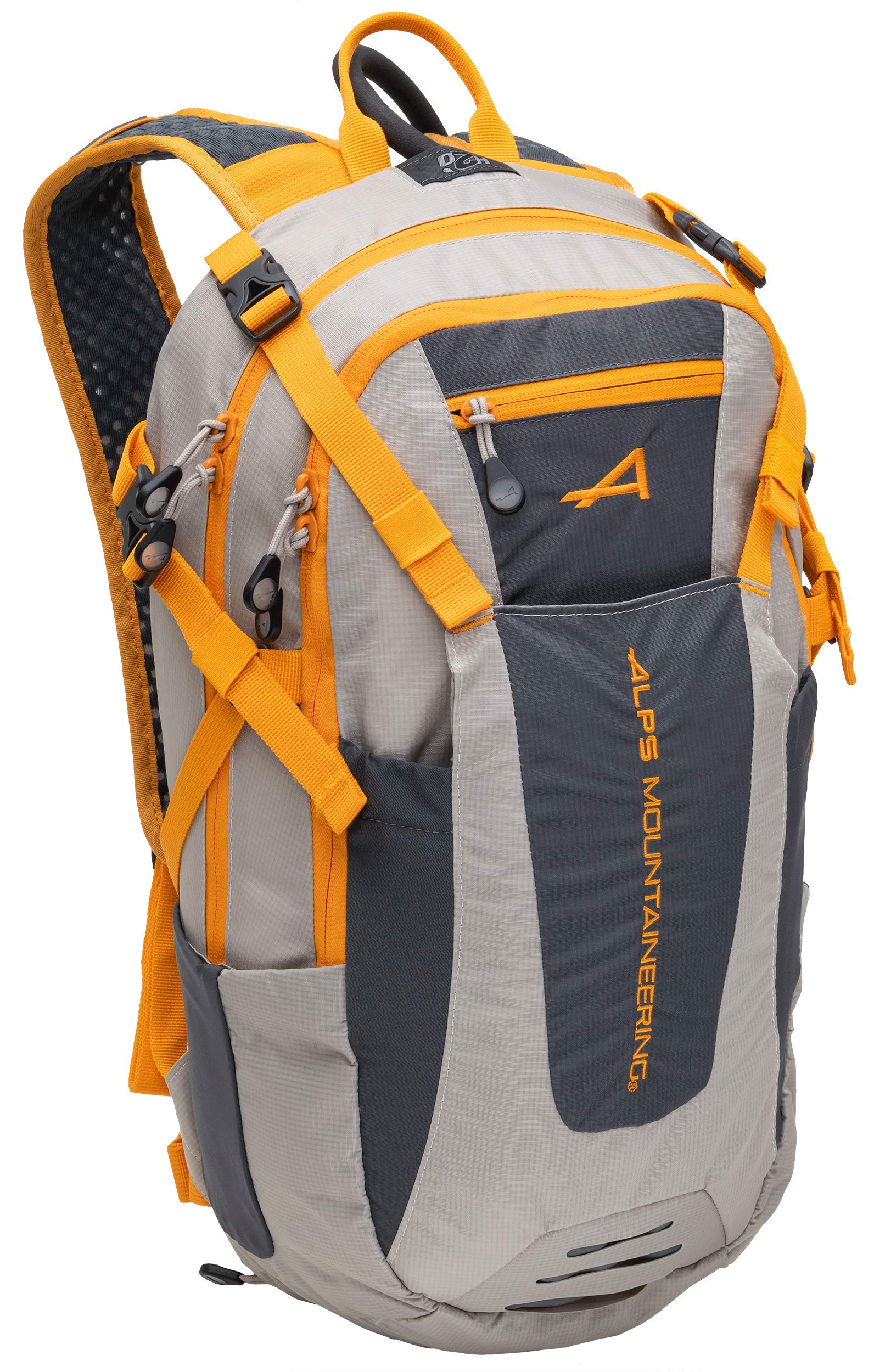 ALPS Mountaineering Hydro Trail 15L front view showing roomy main compartment for gear