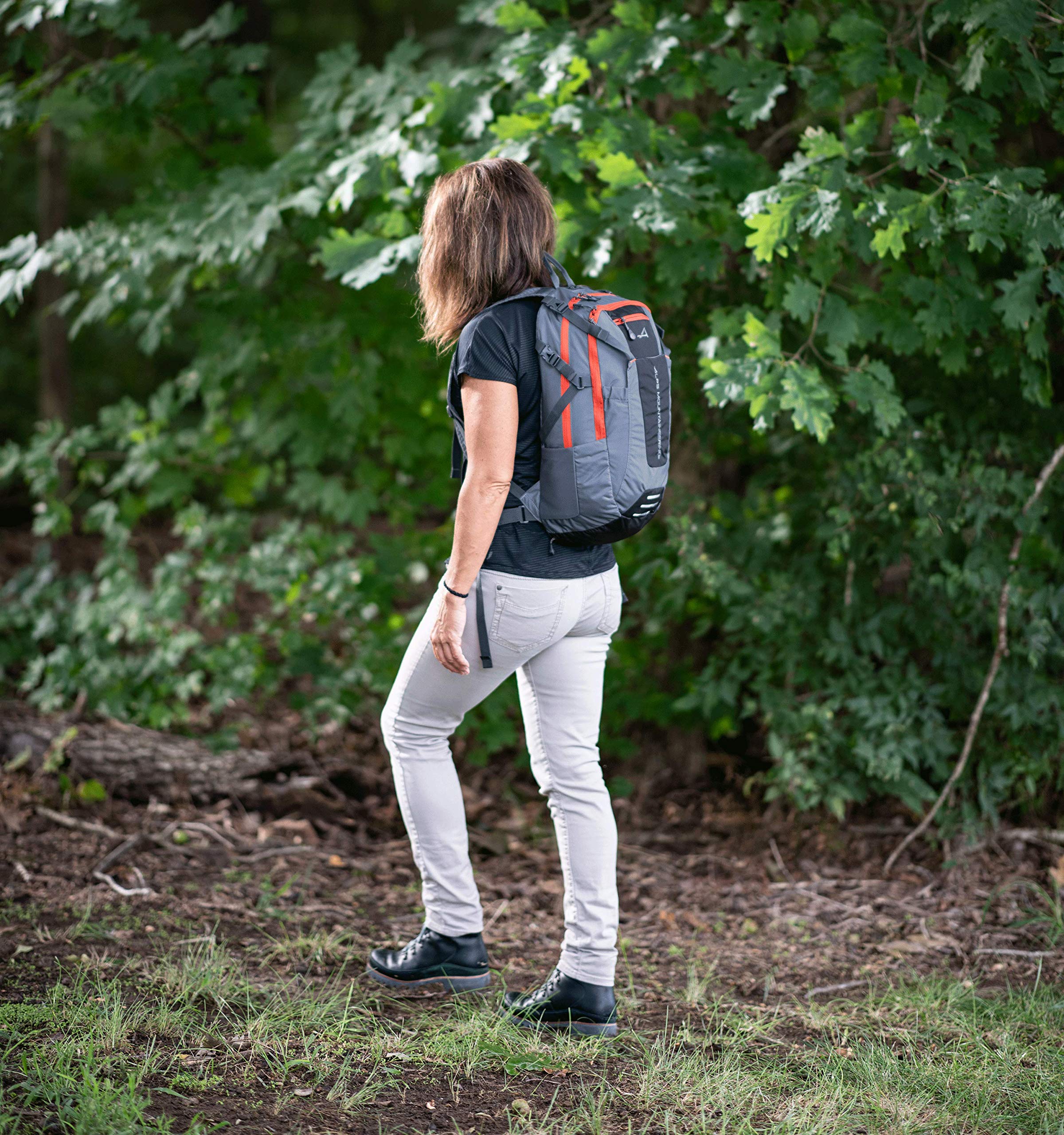 ALPS Mountaineering Hydro Trail 15L reflective details for early morning visibility