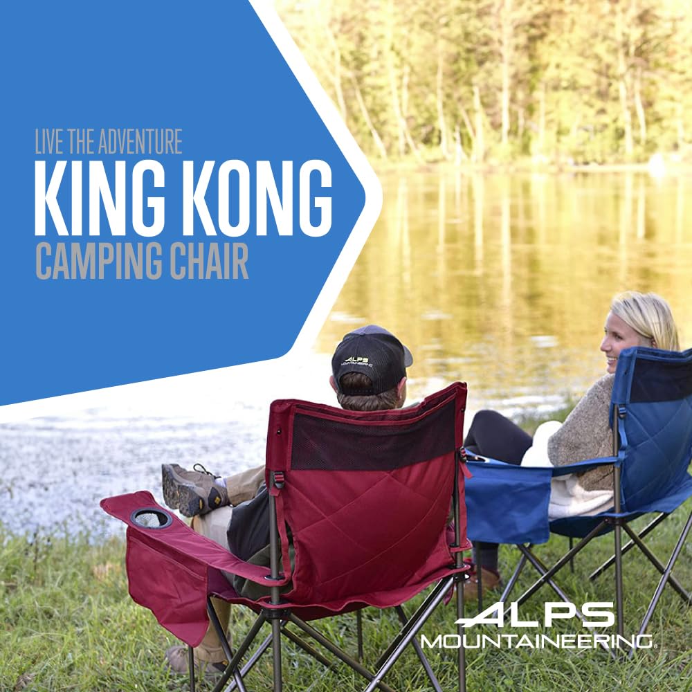 ALPS Mountaineering King Kong chair features a back pocket for quick access.