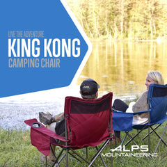 ALPS Mountaineering King Kong chair features a back pocket for quick access.