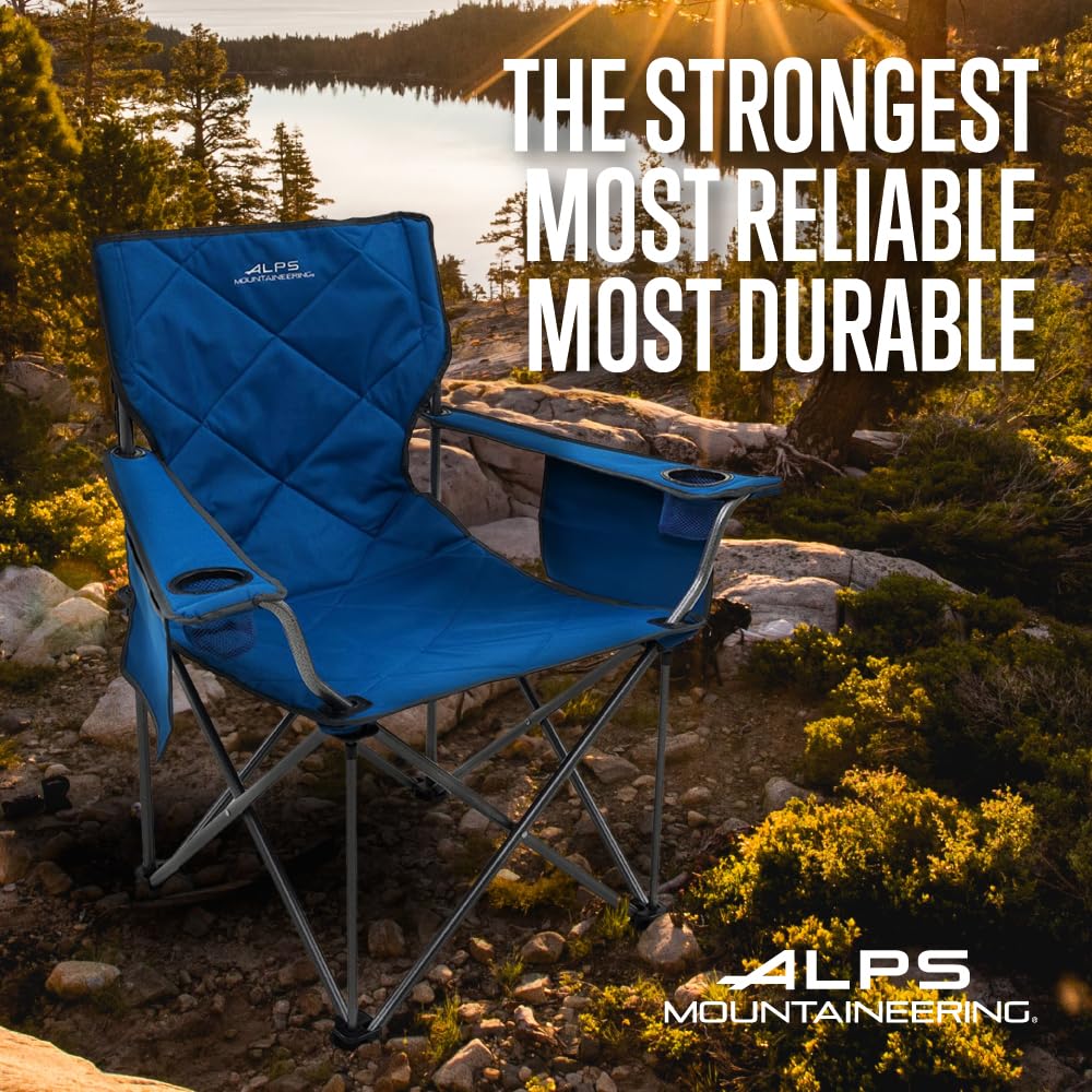 ALPS Mountaineering King Kong Chair 600D fabric detail for durable outdoor seating
