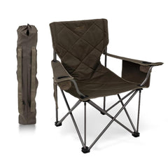 ALPS Mountaineering King Kong Chair front view shows sturdy steel frame for outdoor comfort.
