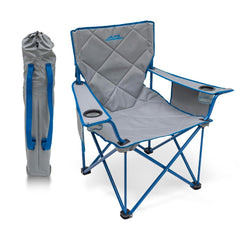 ALPS Mountaineering King Kong chair front view shows sturdy frame and 800 lb capacity for heavy use.
