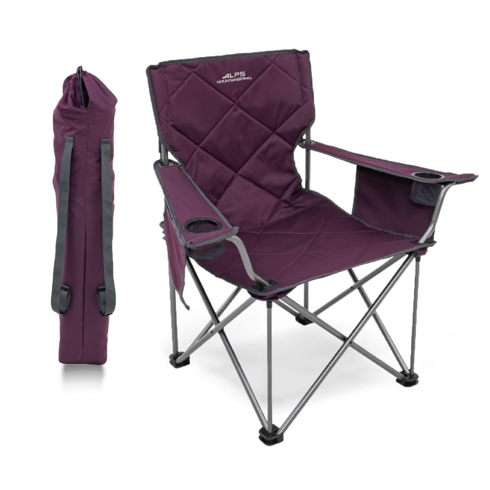 ALPS Mountaineering King Kong chair with mesh seat for breathable comfort on hot days.