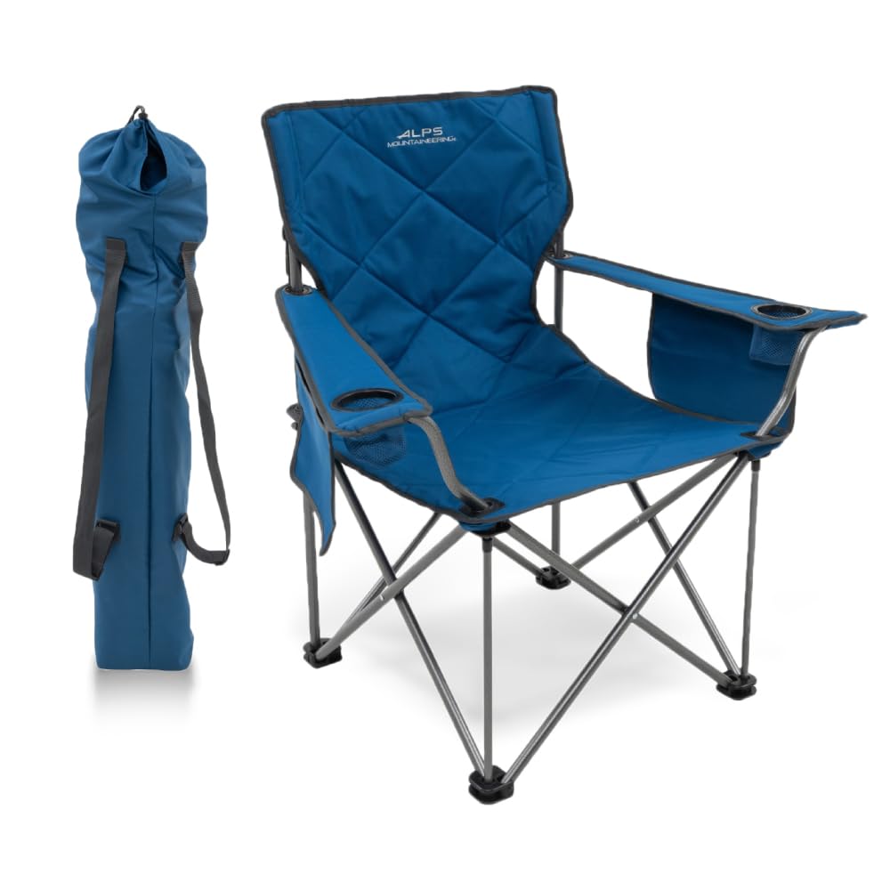ALPS Mountaineering King Kong Chair with side pocket for essentials during camping