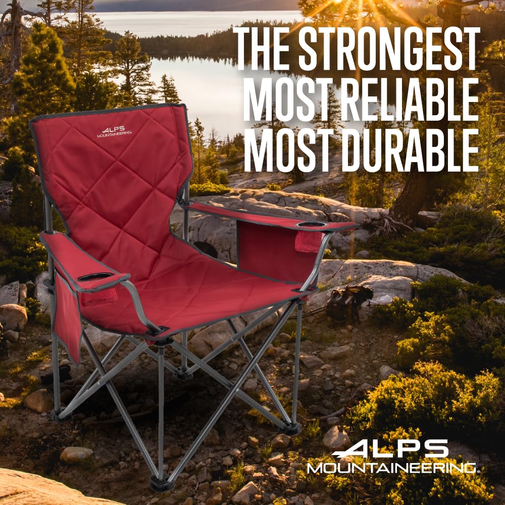 ALPS Mountaineering King Kong chair storage bag with straps for easy transport.