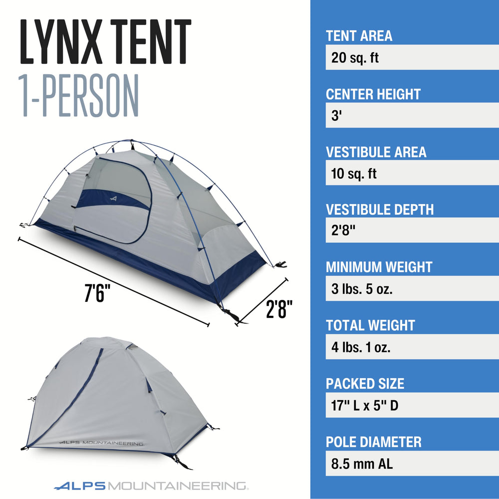 ALPS Mountaineering Lynx 1-Person Tent —