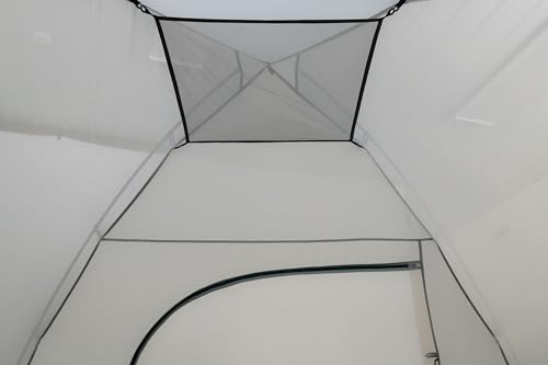 ALPS Mountaineering Lynx vestibule storage area provides gear storage and weather protection.