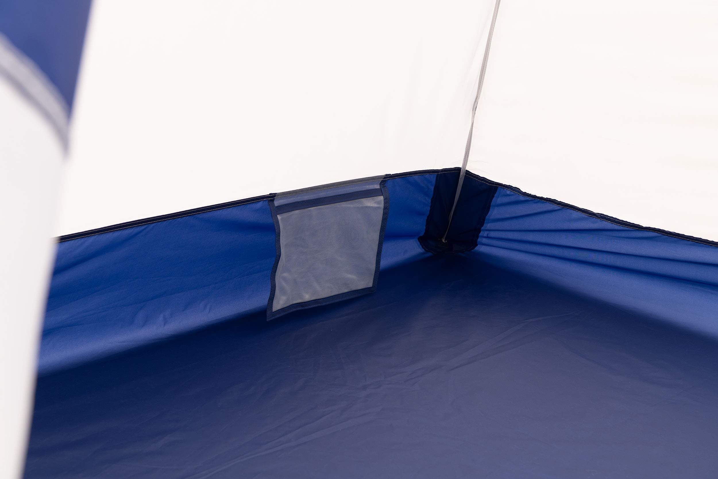 ALPS Mountaineering Lynx stakes and guy lines secure setup in wind.