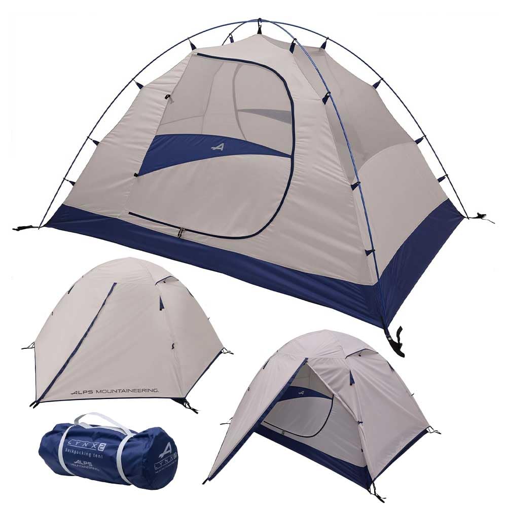 ALPS Mountaineering Lynx tent easy setup aids quick assembly for two campers