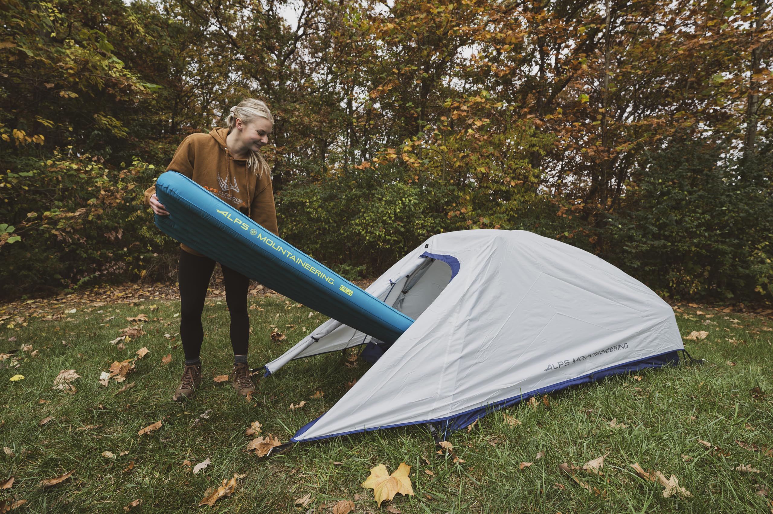 ALPS Mountaineering Pioneer Insulated Air Pad four-season design for diverse trips