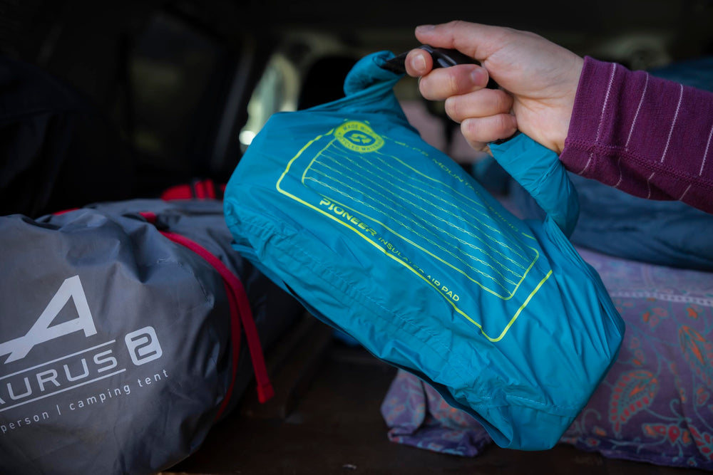 ALPS Mountaineering Pioneer Insulated Air Pad compatible with Nano Air Pump