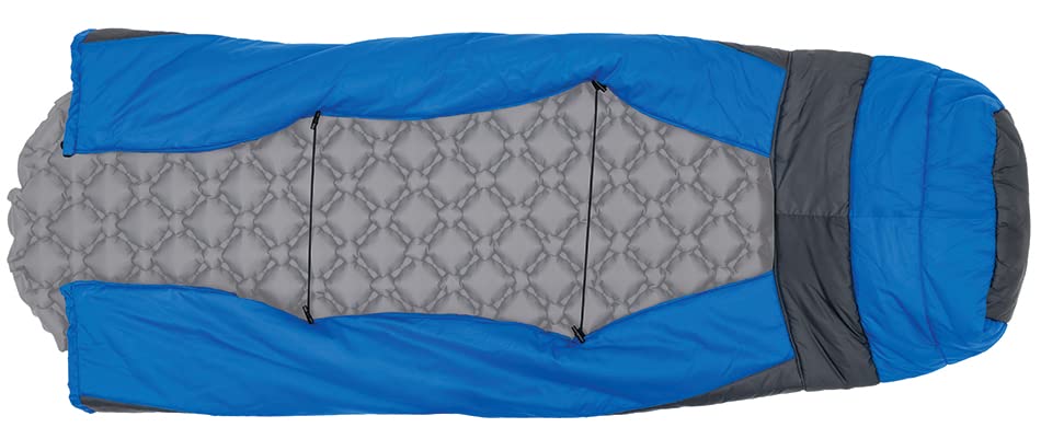 ALPS Radiance Quilt 35°F temperature rating visible on fabric label
