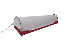 ALPS Mountaineering Stealth 1P Bivy Tent packed for ultra-light backcountry travel.