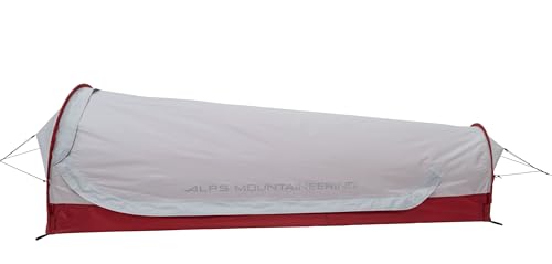 ALPS Mountaineering Stealth 1P Bivy Tent setup shows fast, tool-free pitching.