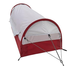 ALPS Mountaineering Stealth 1P Bivy Tent head and foot vents provide airflow.
