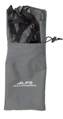 ALPS Tasmanian 2 Footprint front view; durable polyester with corner attachments for secure tent protection.