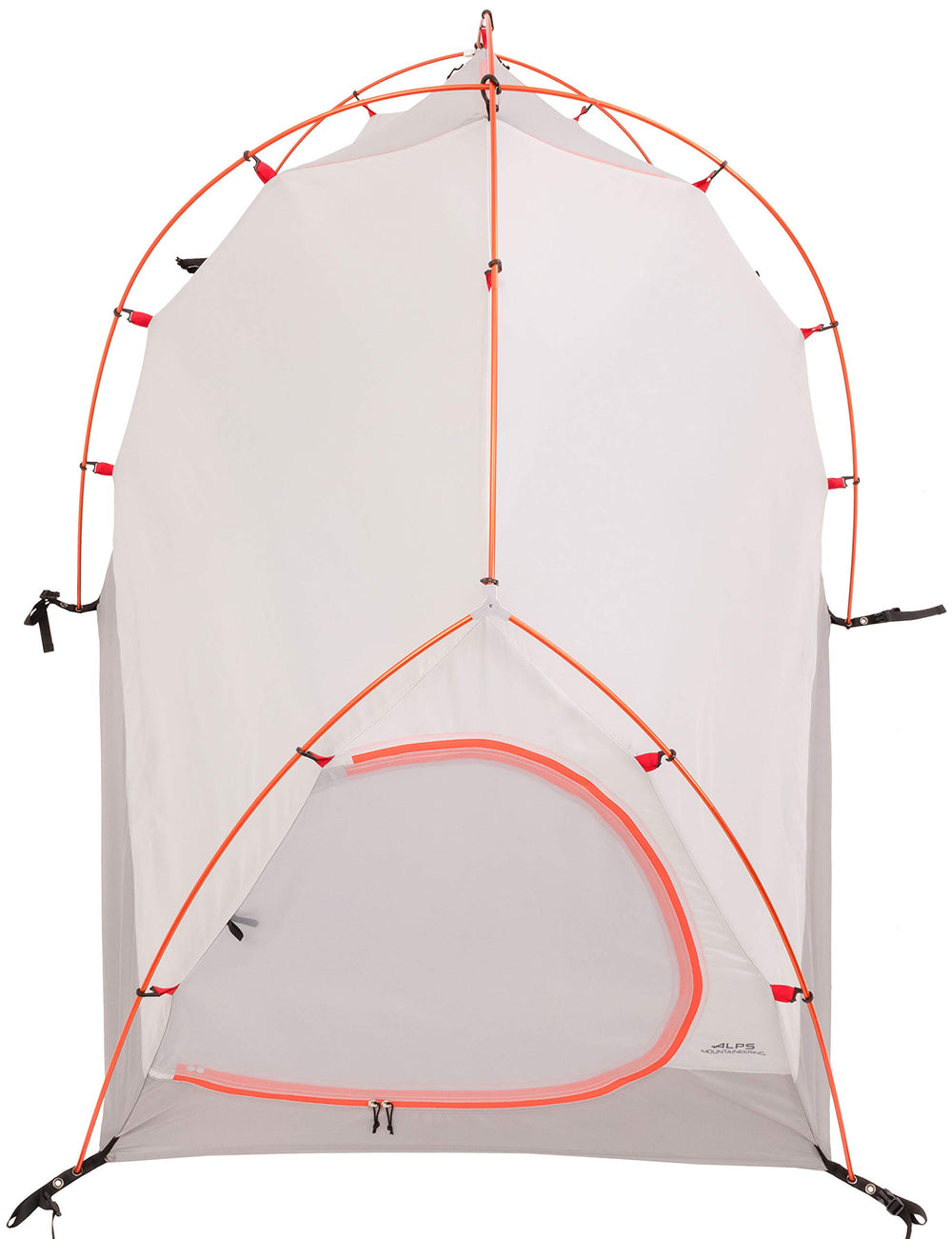 ALPS Mountaineering Tasmanian tent fly coverage highlighting full-coverage protection.