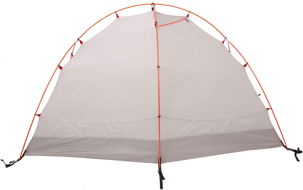 ALPS Mountaineering Tasmanian tent cross-pole system illustrating wind stabilization.