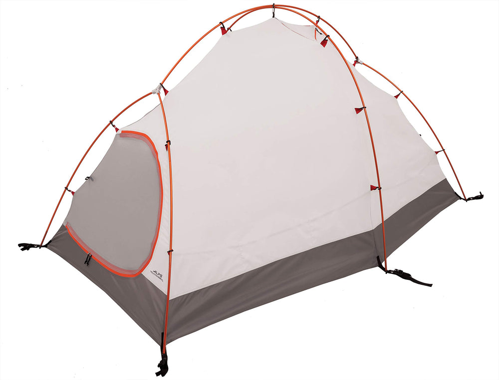 ALPS Mountaineering Tasmanian 3-person tent side-entry for quick access in rain.