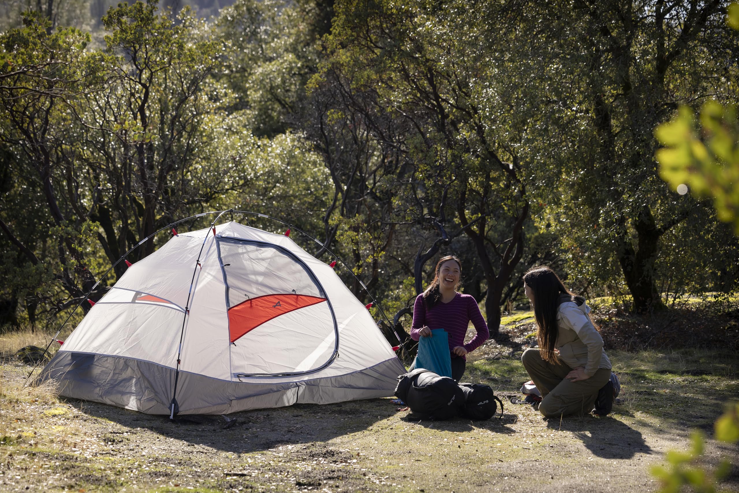ALPS Mountaineering Taurus base size for a compact footprint.