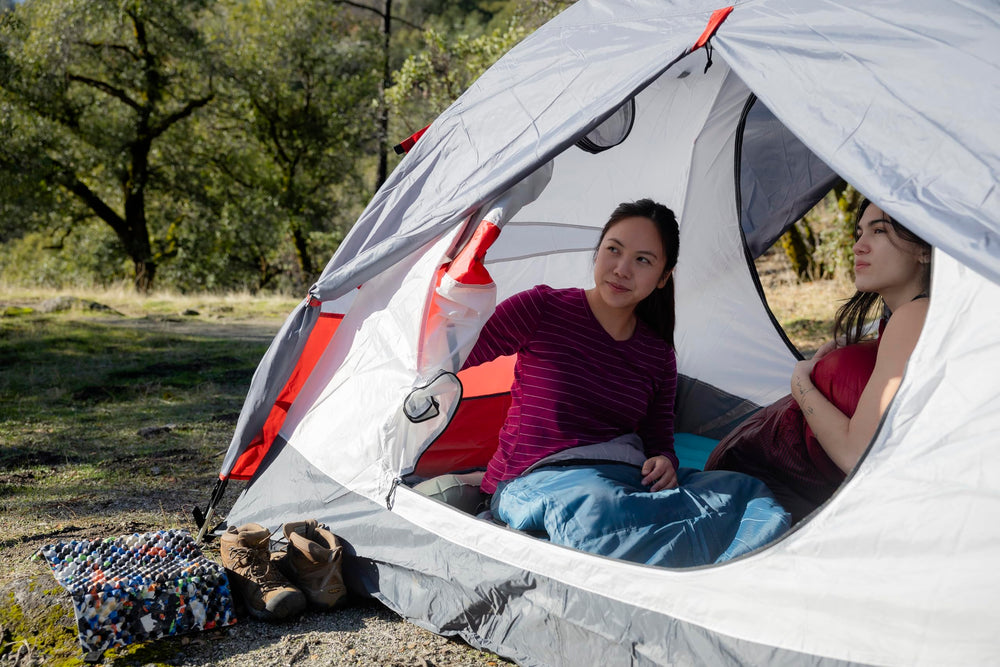 ALPS Mountaineering Taurus center height for comfortable headroom.