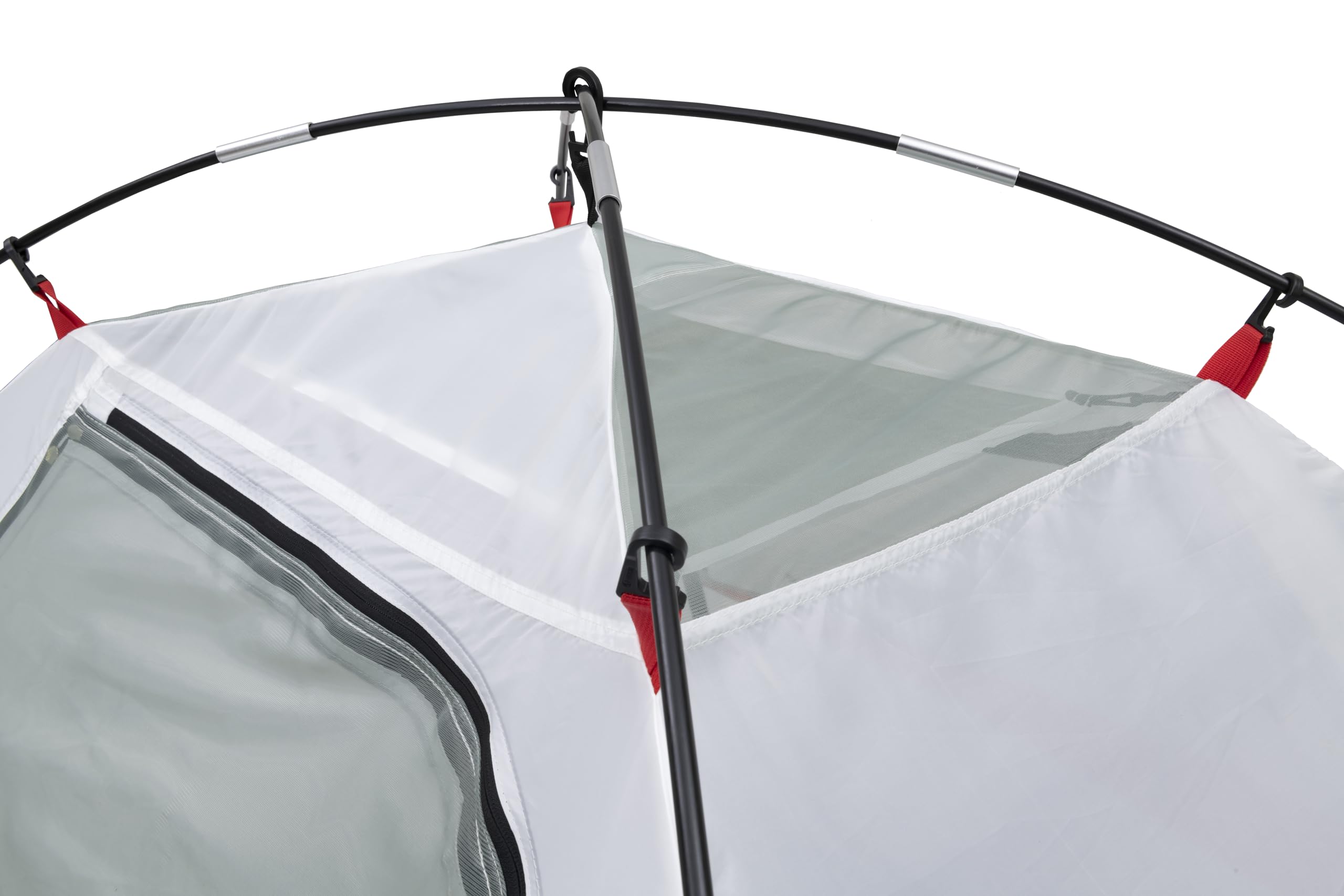ALPS Mountaineering Taurus pole setup illustrating freestanding two pole design.