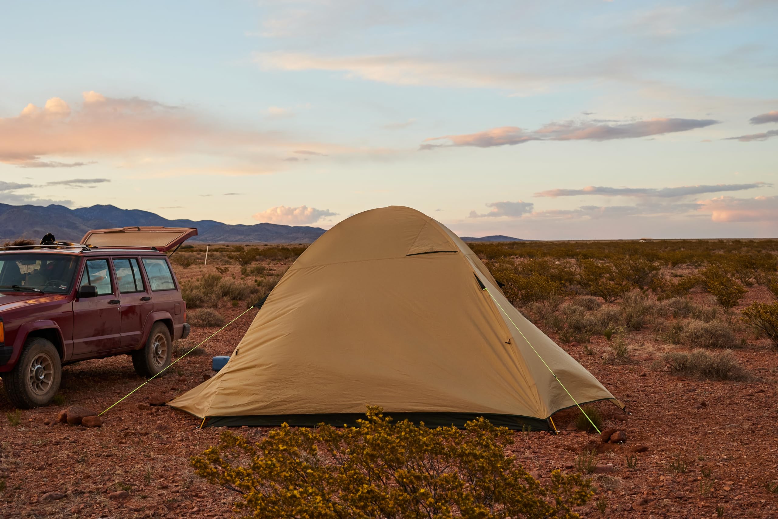 ALPS Mountaineering Taurus 5 Outfitter fly and floor with weather-ready coating.