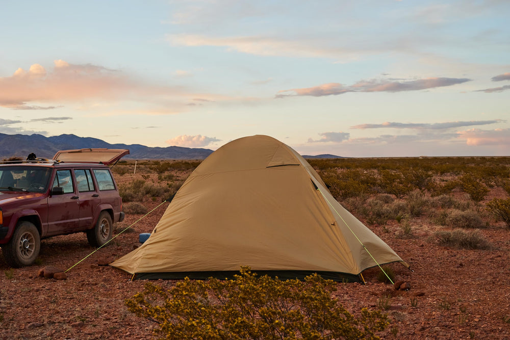 ALPS Mountaineering Taurus 5 Outfitter fly and floor with weather-ready coating.