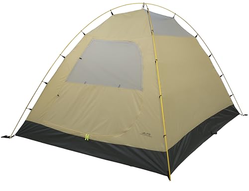 ALPS Mountaineering Taurus 5 Outfitter tent left entrance for easy nightly breaks.